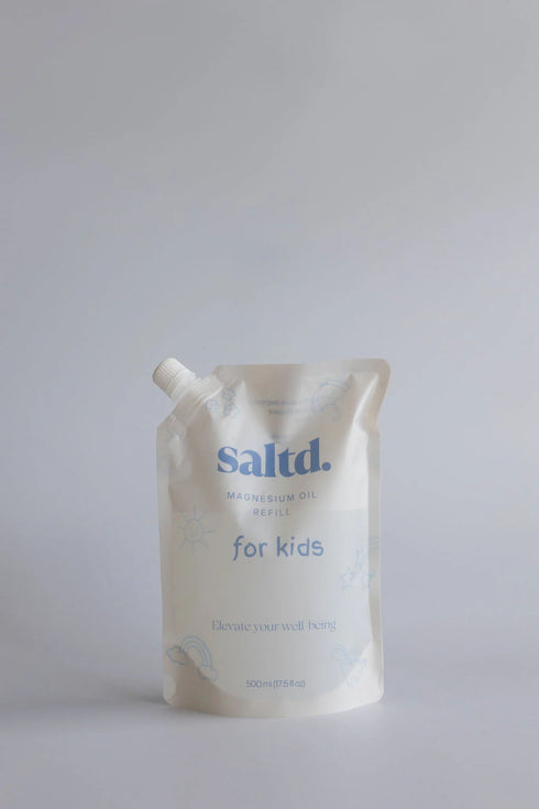 Magnesium Oil Refill For Kids 500ml-Saltd.-Matakana Pharmacy